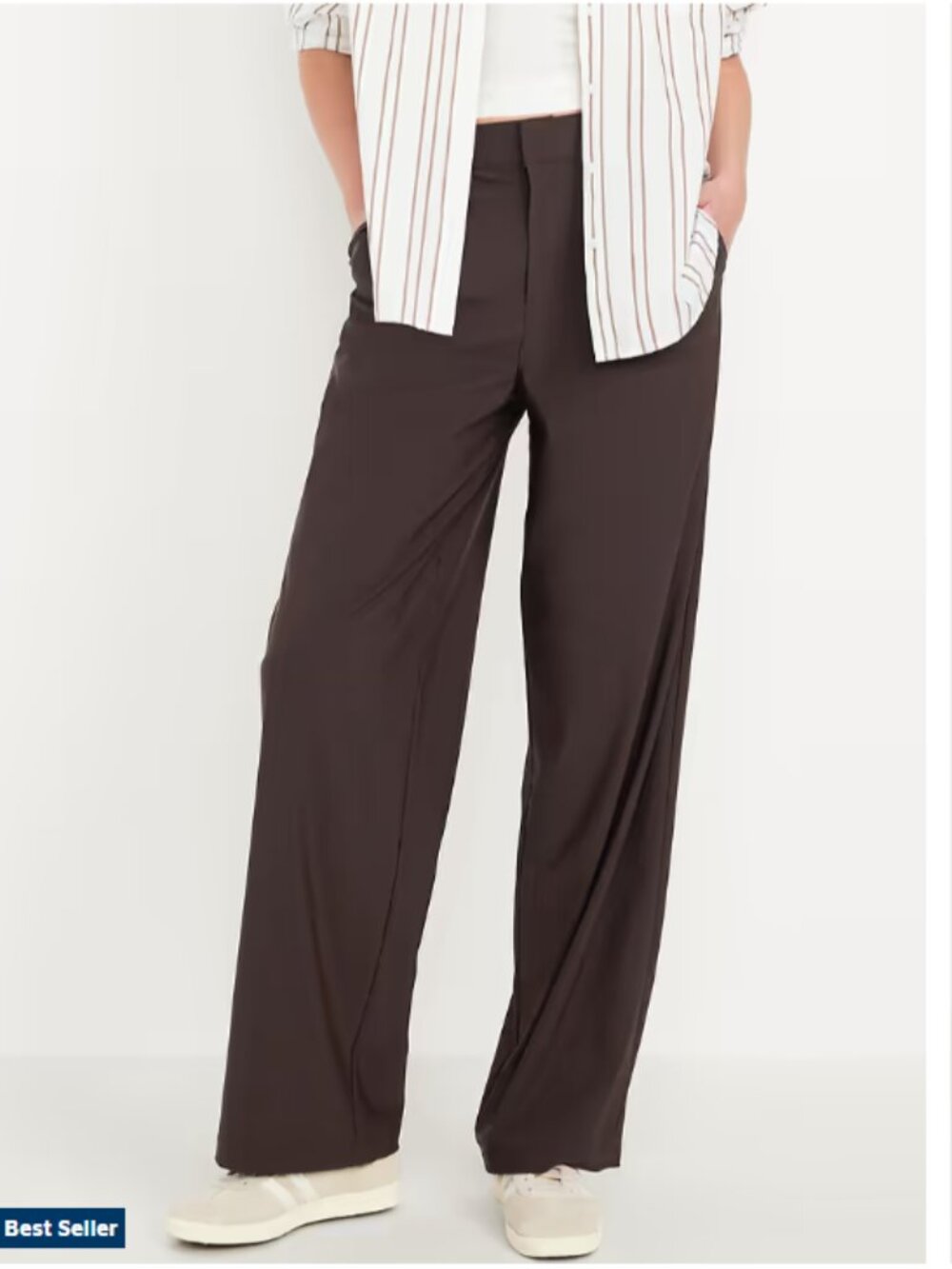 Old Navy Sleektech high rise wide leg trousers NWT